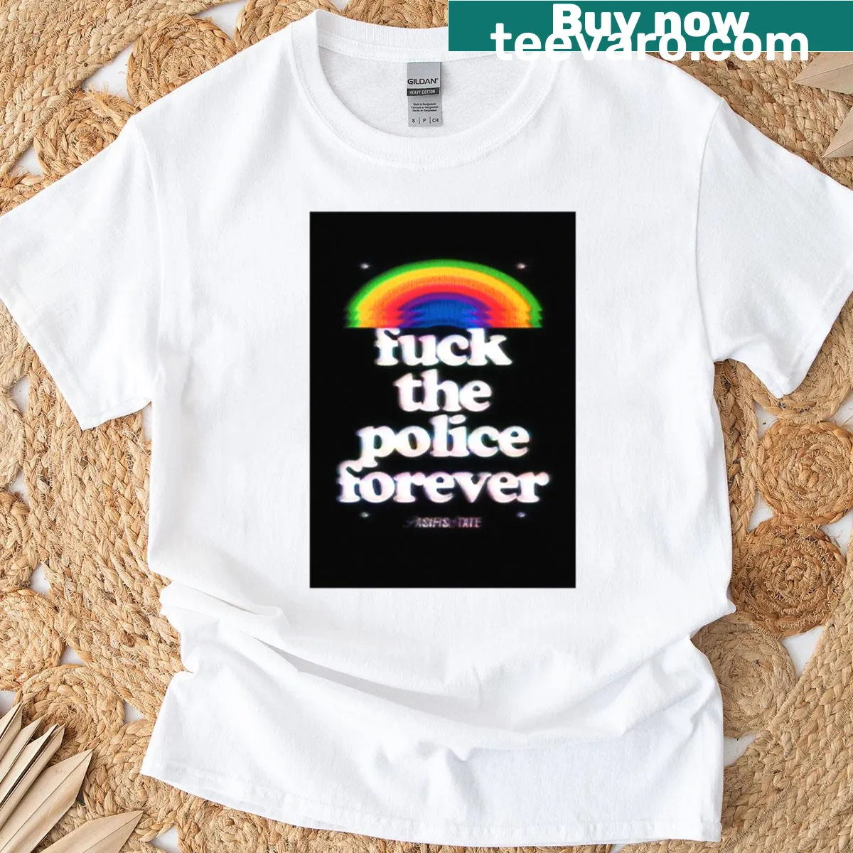 Edgy FTP Forever t-shirt with bold typography design — on a men's t-shirt