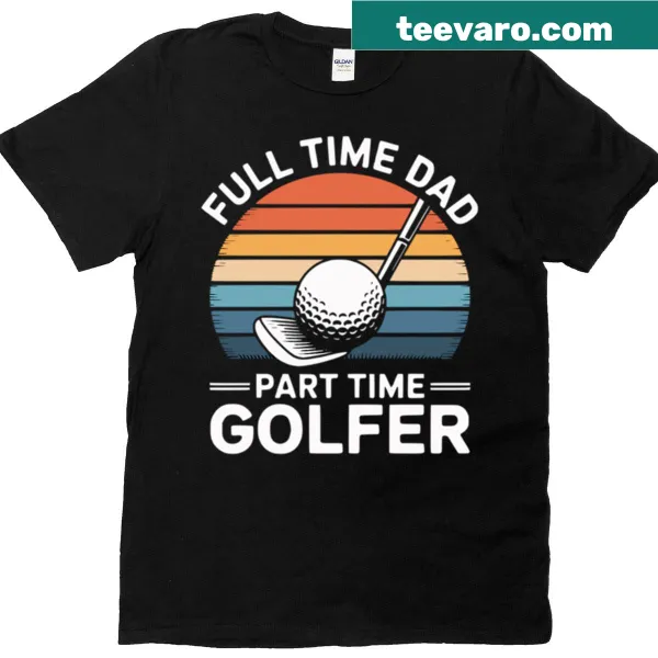 T-shirt for golfer dads featuring a golf graphic