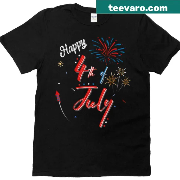 Vintage boxy T-shirt for celebrating Independence Day