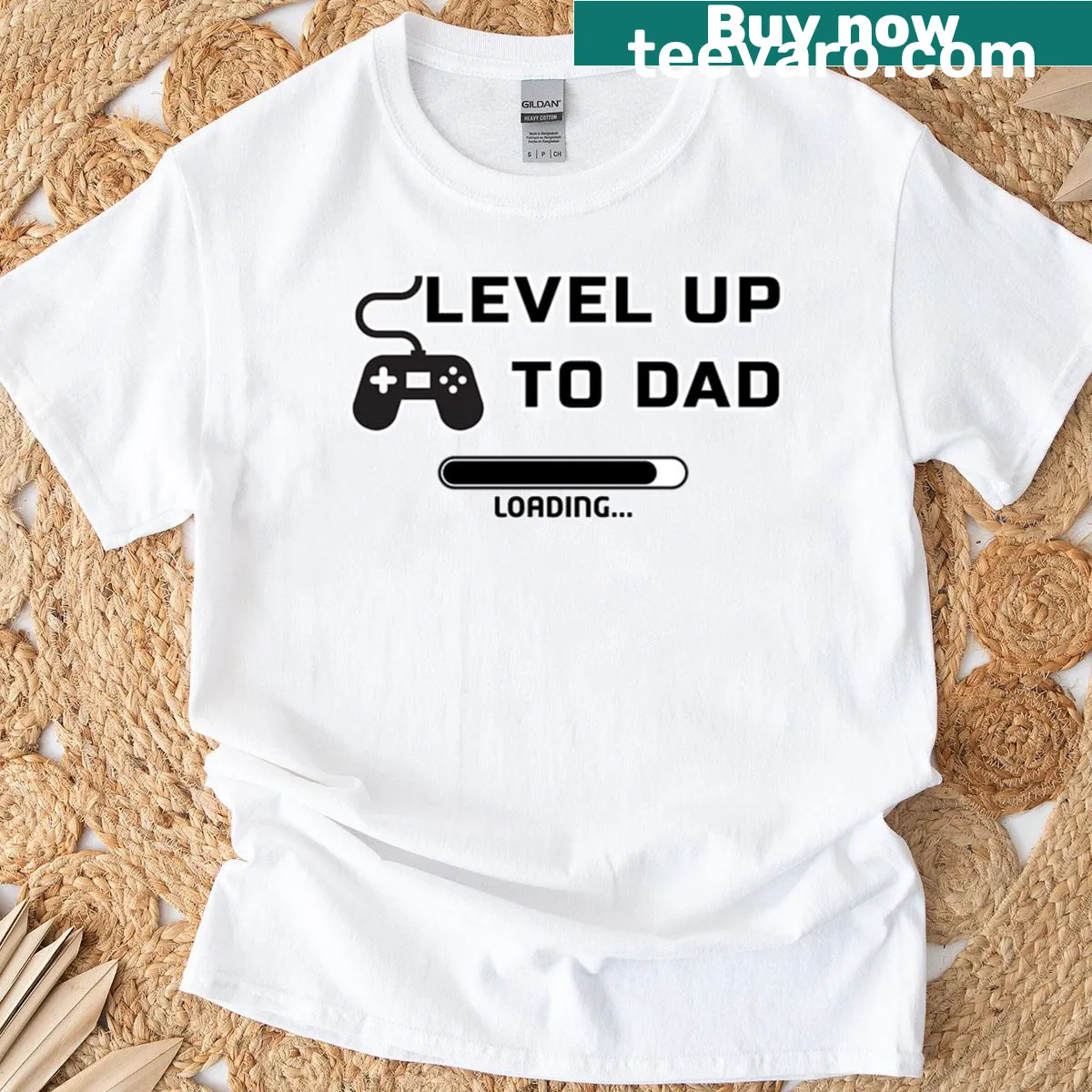 Gamer-themed Father's Day T-shirt — on a men's t-shirt