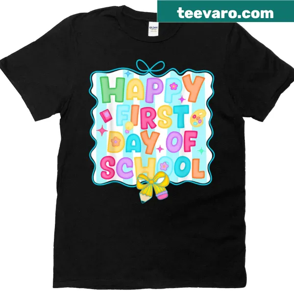 Stylish back to school t-shirt for coquette teachers