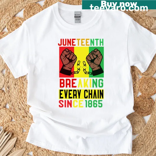 Juneteenth T-shirt with inspirational graphic