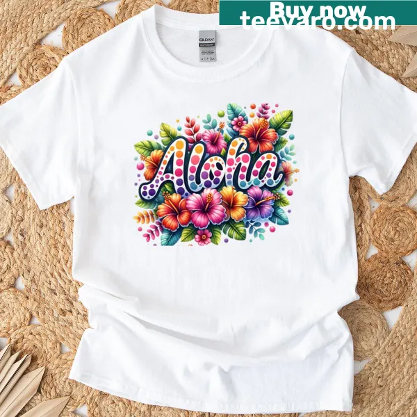 Hawaiian Punch-themed T-shirt with playful text design
