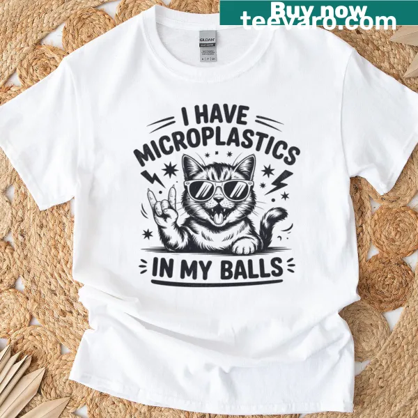 Humorous Rocker Cat T-shirt with bold text