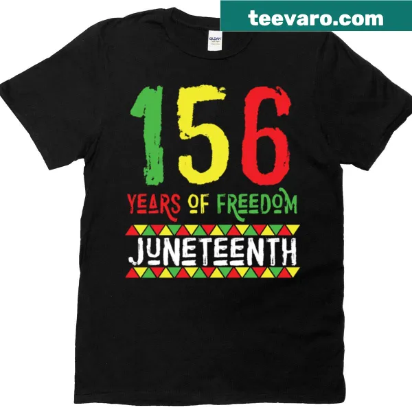 Juneteenth 2021 T-shirt with commemorative typography