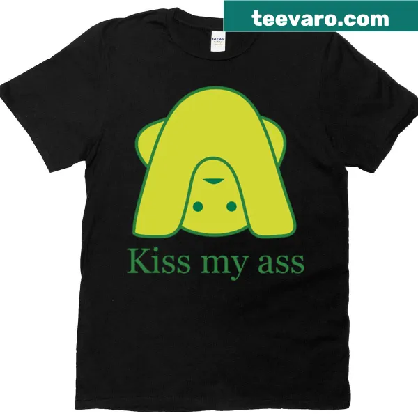Humorous T-shirt featuring the phrase 'Kiss My Ass'