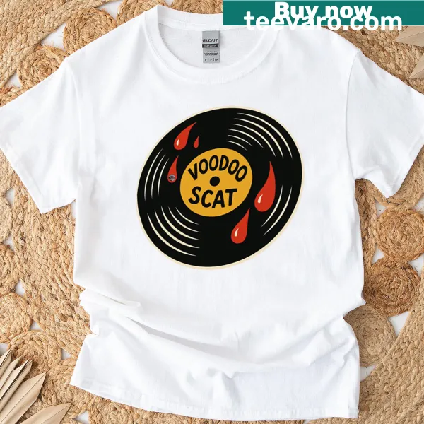 Edgy voodoo-themed graphic design on a distinctive T-shirt
