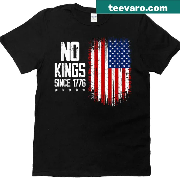 Patriotic graphic T-shirt with text about American independence