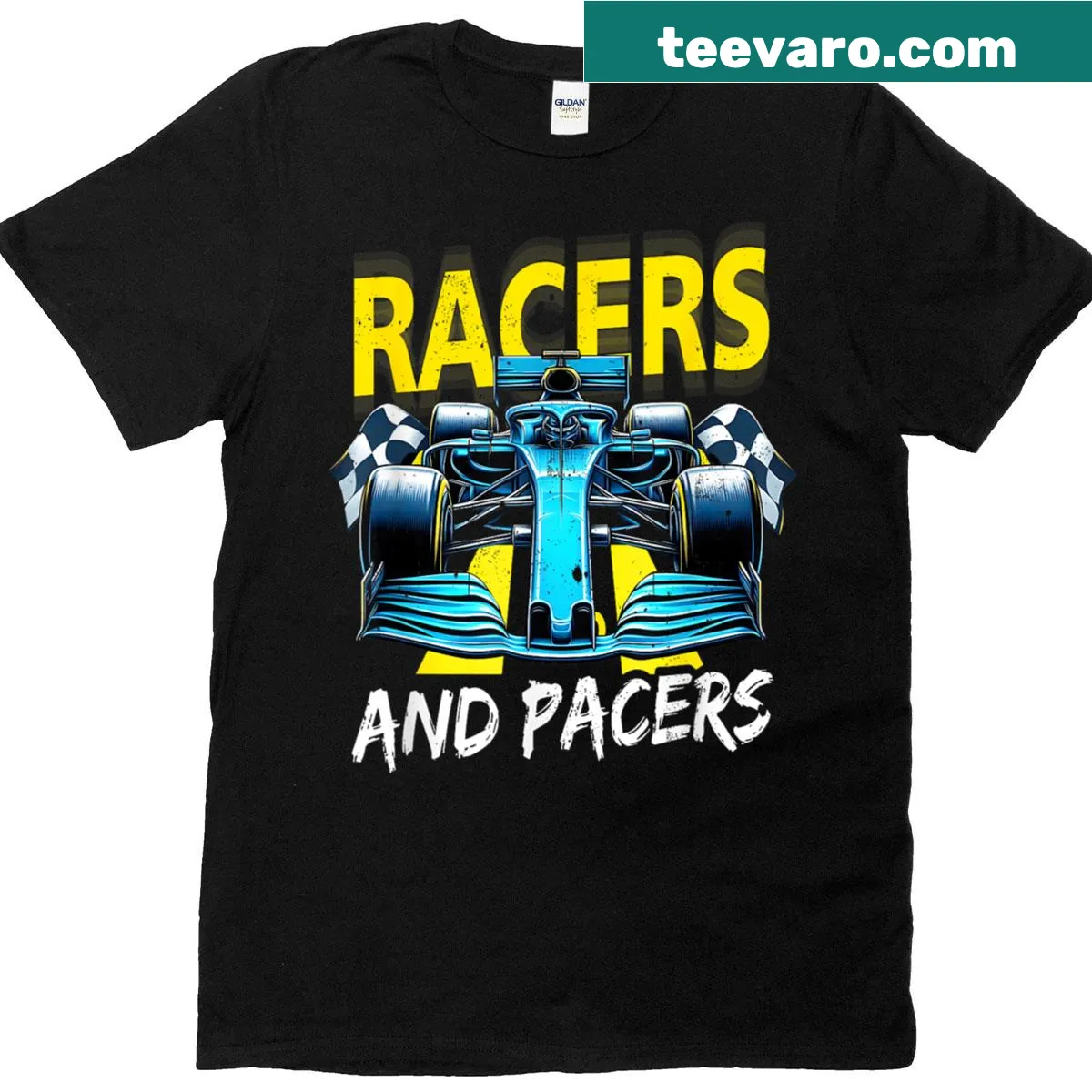 Motivational 'Power Pacing' graphic on fitness t-shirt — on a men's t-shirt