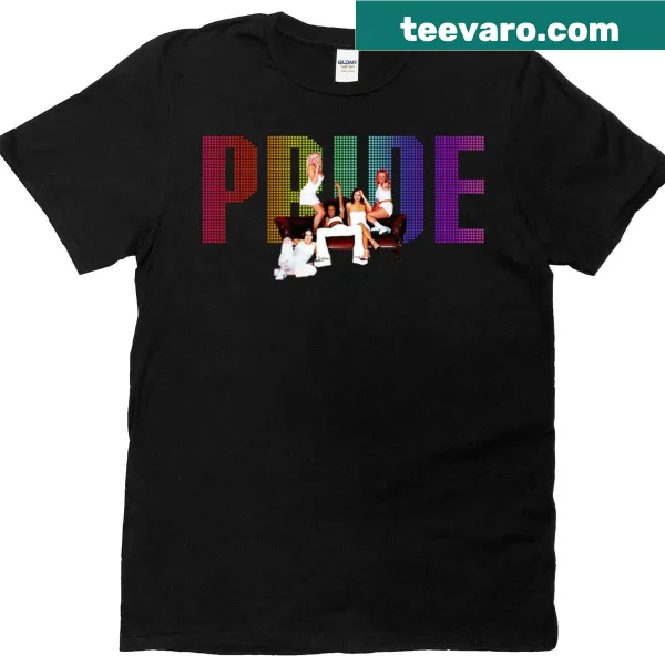 Fun 'Pride Spice Girls Edition' graphic on music t-shirt