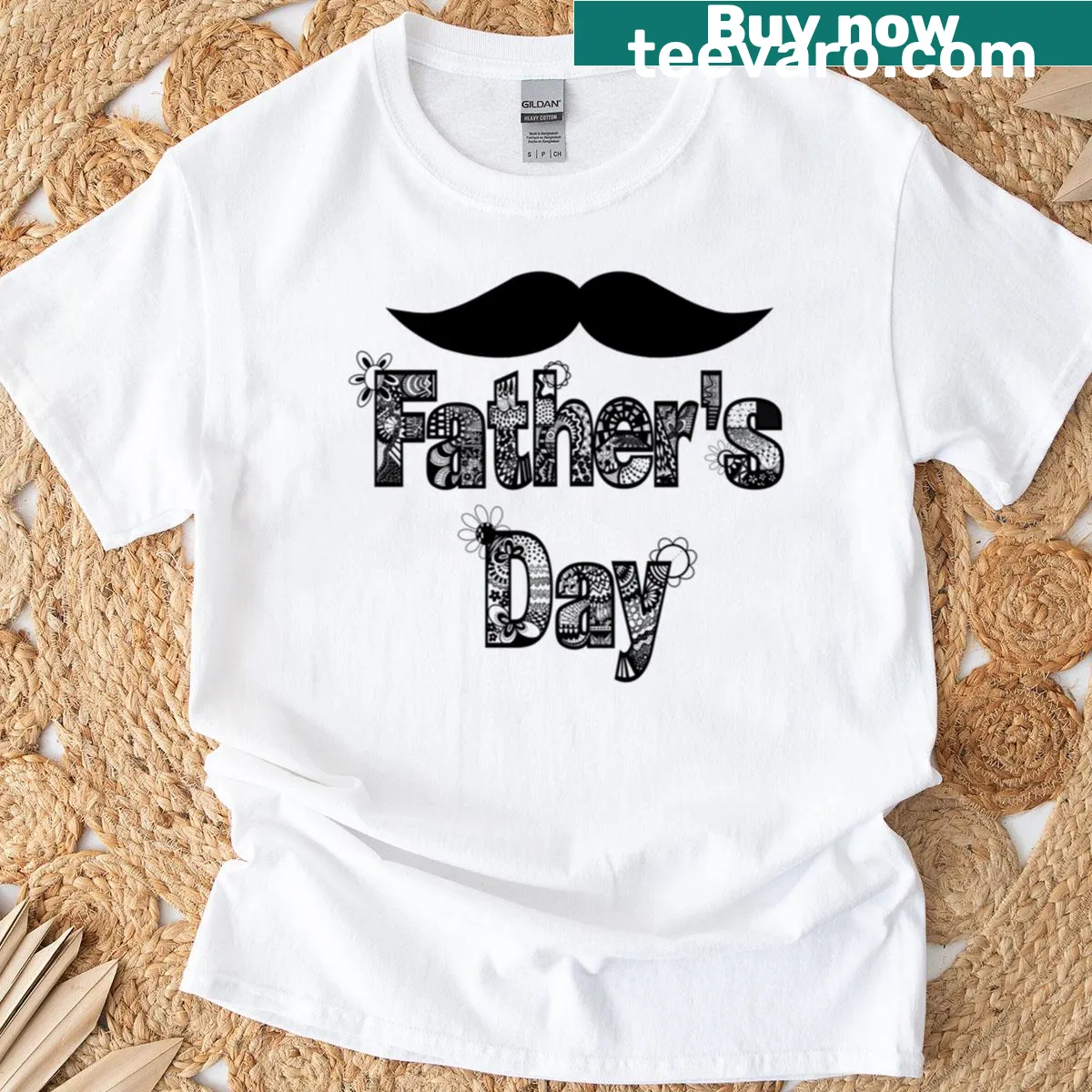 Cute pun-themed Father's Day t-shirt featuring humorous sayings — on a men's t-shirt