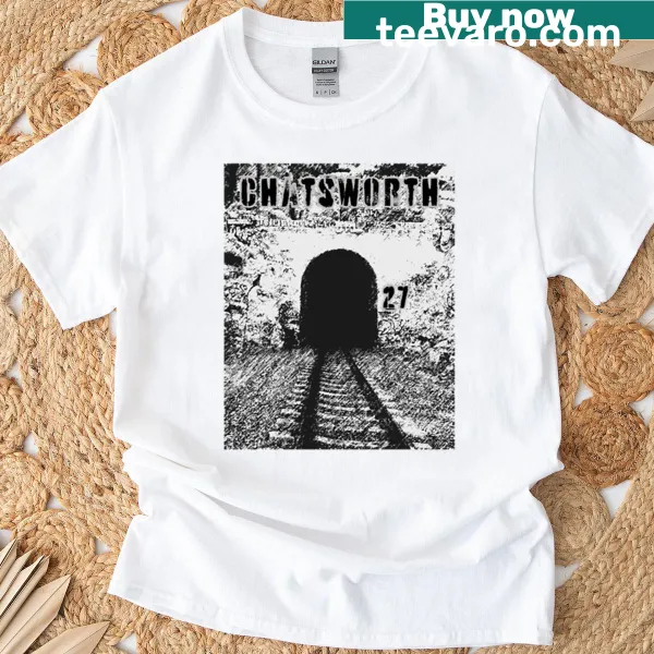 T-shirt with an illustration of a creepy train from SFV Legends