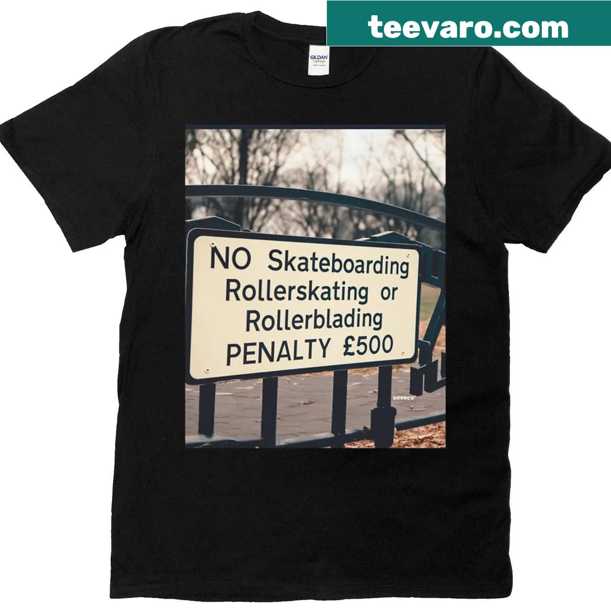 Edgy graphic skate t-shirt featuring a bold skate culture quote — on a men's t-shirt