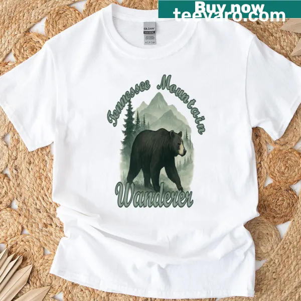 Black bear illustration on Smoky Mountain t-shirt