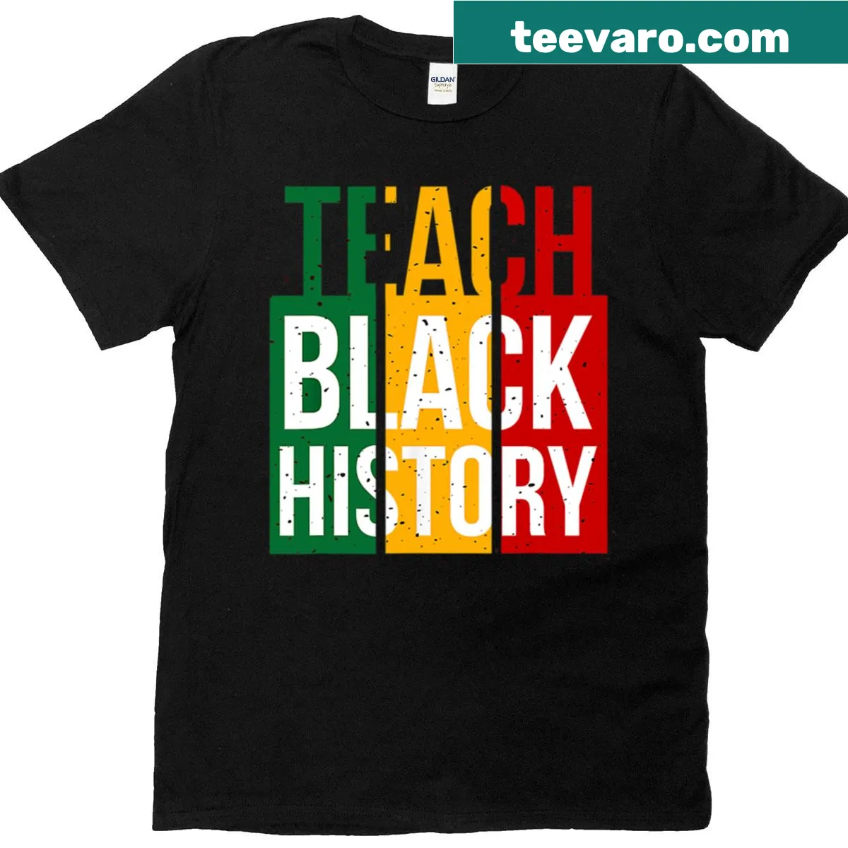 Oversized tee celebrating Juneteenth and Black history education — on a men's t-shirt