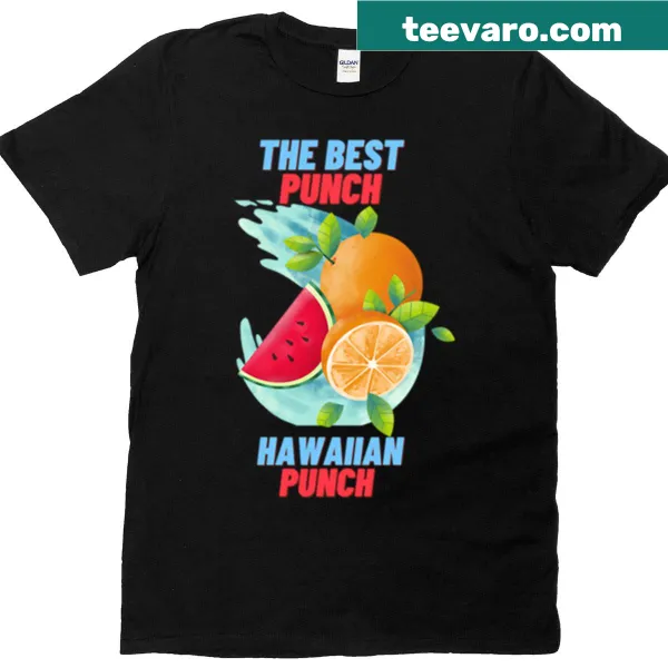 Illustrated Hawaiian Punch T-shirt celebrating summer beverages