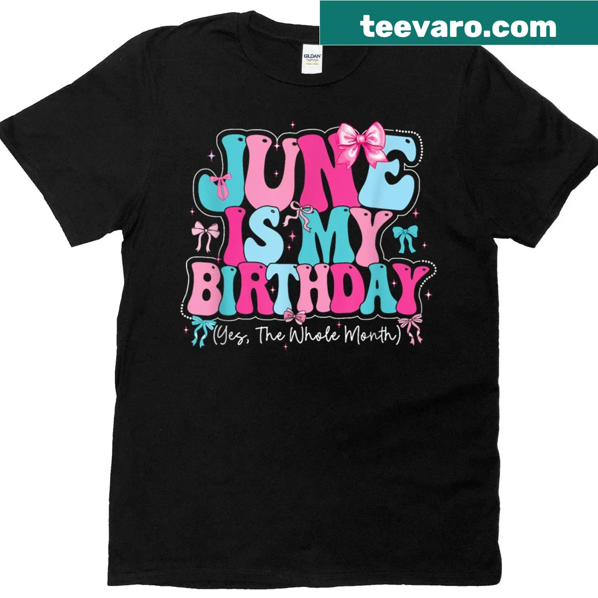 Playful party-themed graphic on Women's T-shirt — on a men's t-shirt