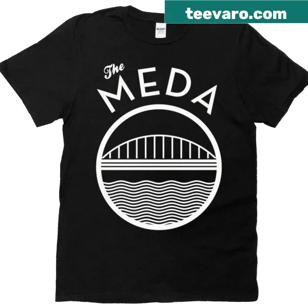 Illustration of Alameda California East Bay Area bridge on a T-shirt