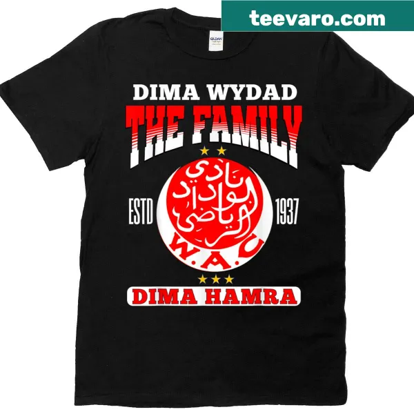 Moroccan soccer pride T-shirt with bold emblematic graphics