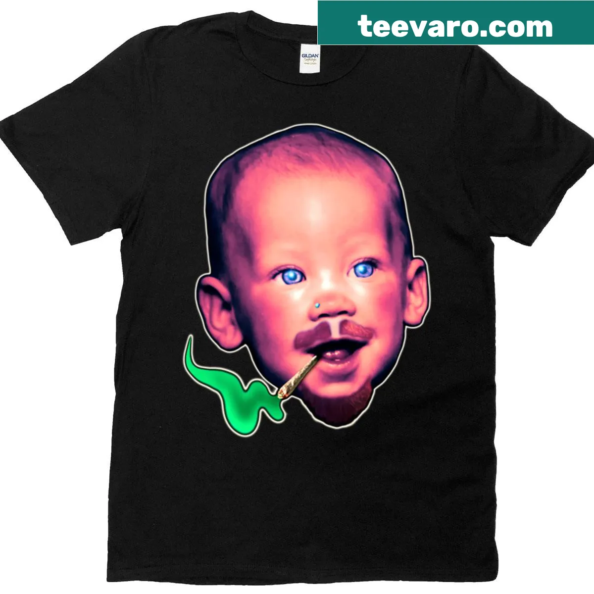 Cute Baby T-shirt featuring a playful message. — on a men's t-shirt