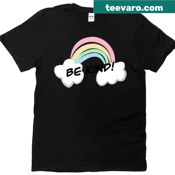 T-shirt with 'Be Kind' text in elegant typography