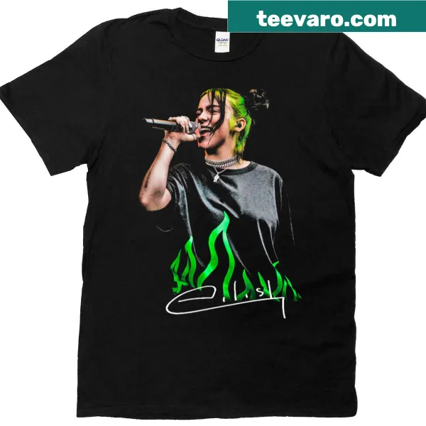 Minimalist Billie Eilish text T-shirt