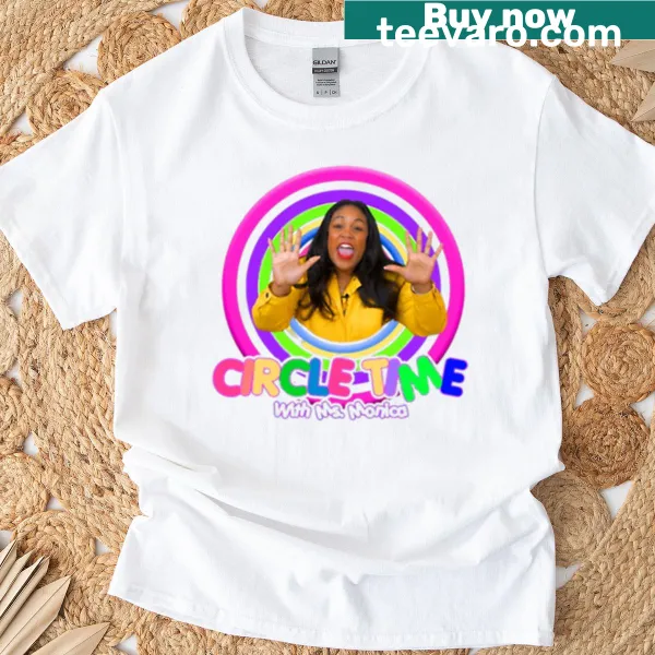 Illustrative preschool learning T-shirt inspired by Ms Monica