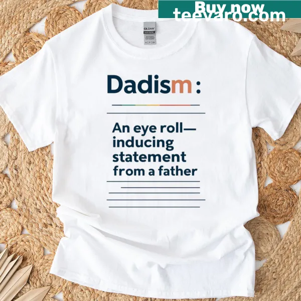 Funny dad joke typography T-shirt for fathers