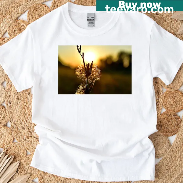 Dandelion Flower T-shirt featuring a delicate floral illustration