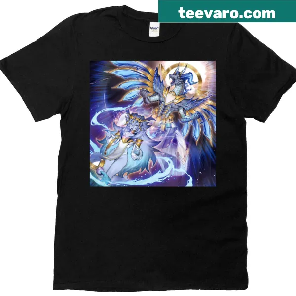 Sci-fi themed Dominus Impulse illustration on a t-shirt