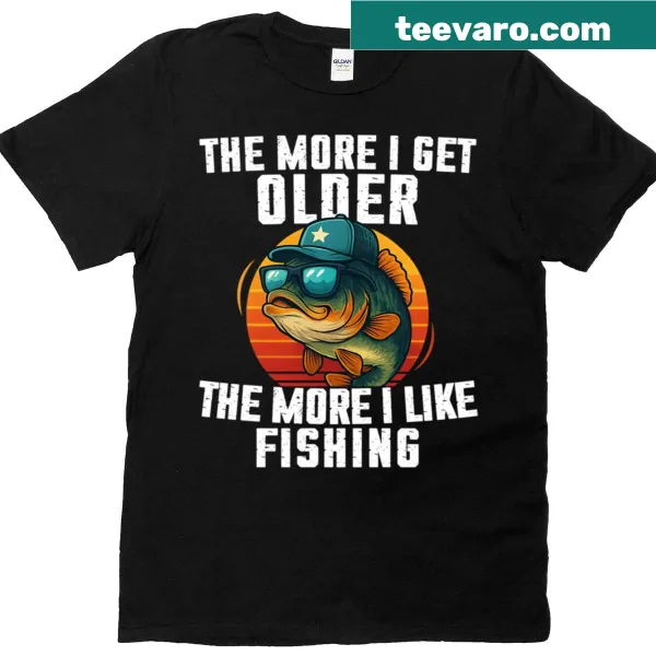 Humorous fishing t-shirt featuring an illustration of a bass fish.