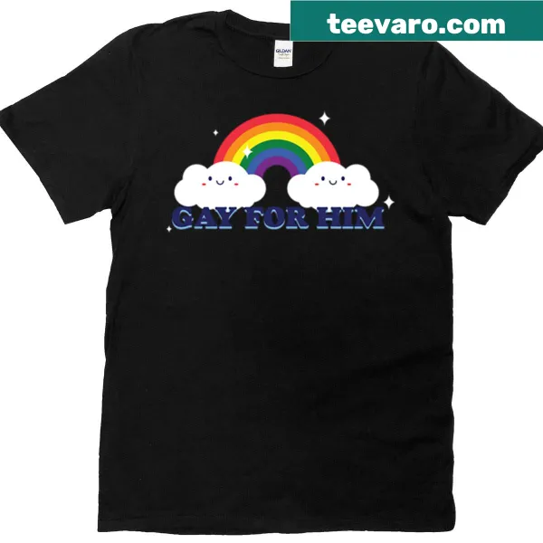 Text design stating 'Gay For Him'