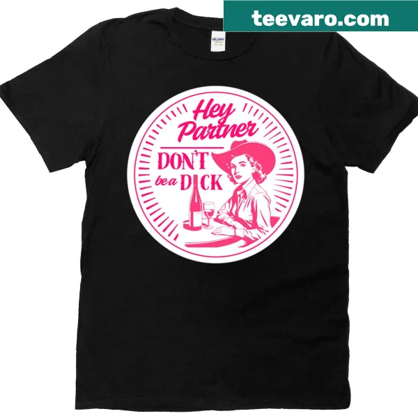 Western-themed T-shirt with a playful cowgirl graphic