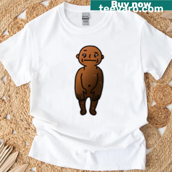 Minimalist hand-lettered design on an oversized t-shirt about humanity