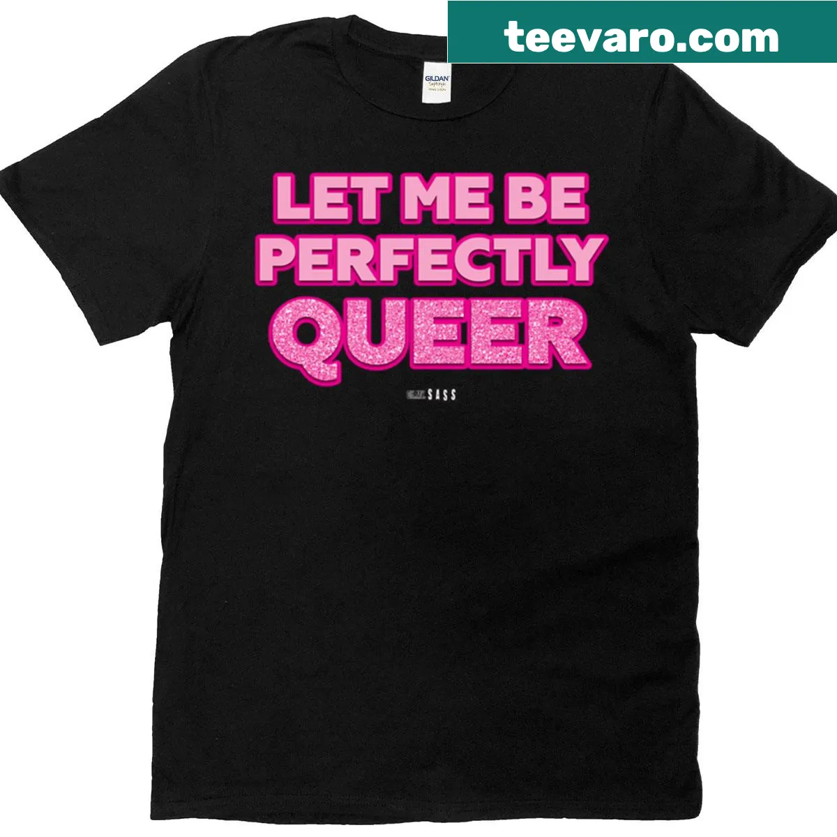 Typography design promoting LGBTQ pride on a t-shirt — on a men's t-shirt