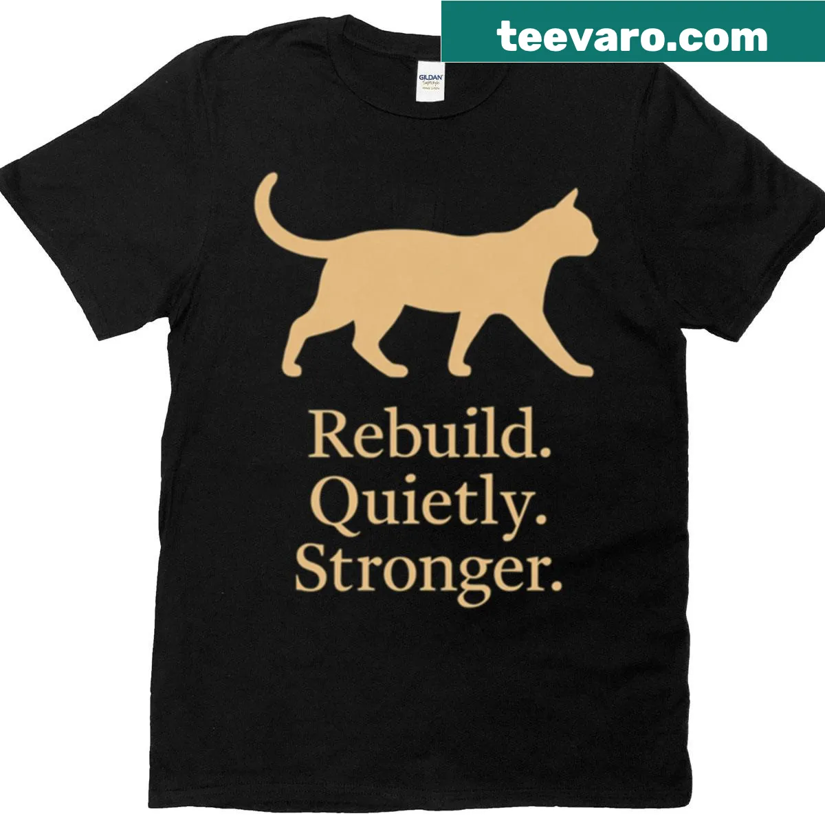 Inspirational design about resilience on a t-shirt — on a men's t-shirt