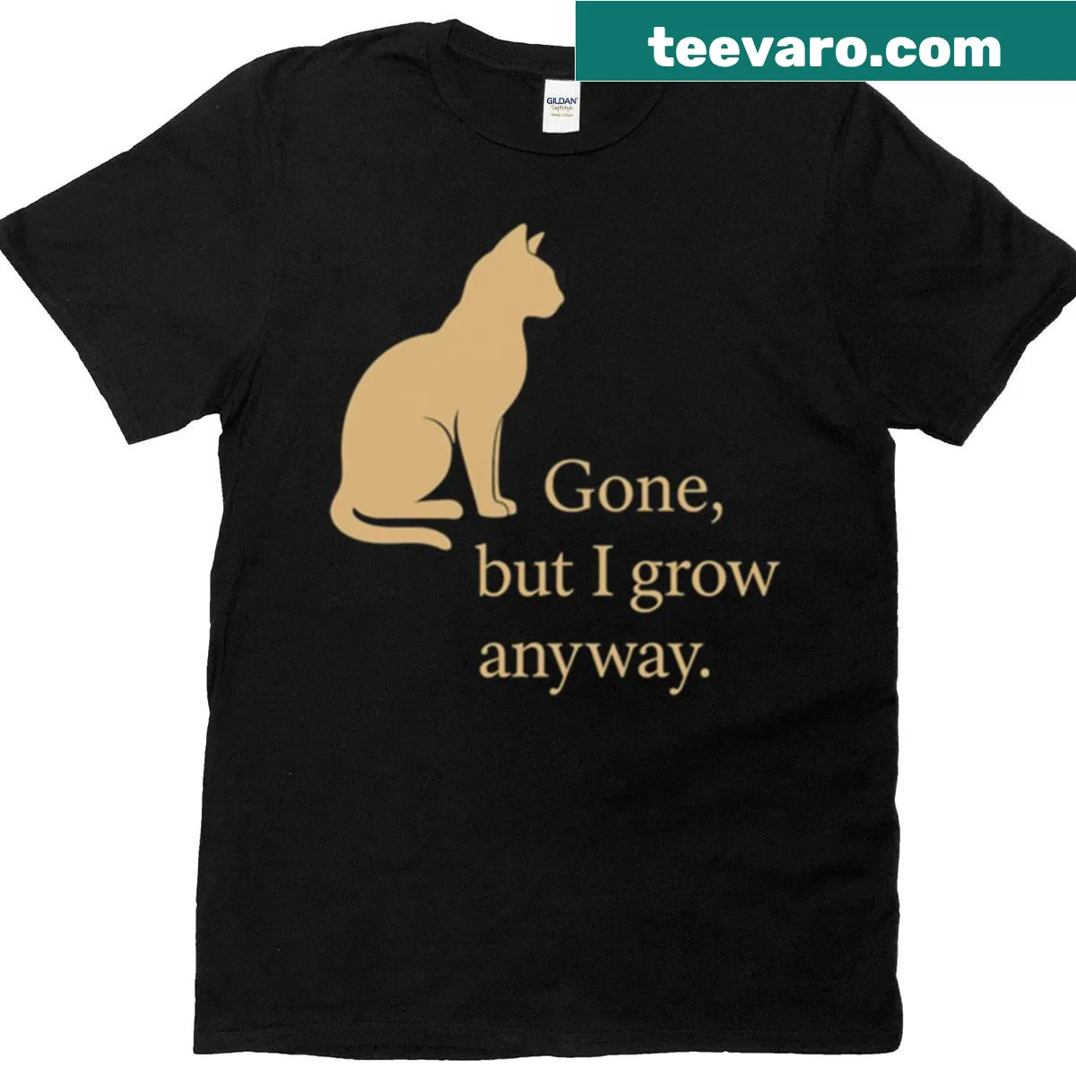 Meaningful design about growth after loss on a t-shirt — on a men's t-shirt
