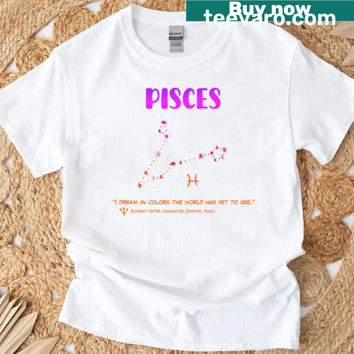 T-shirt with the phrase 'I Dream In Colors The World Has Yet To See' — on a men's t-shirt