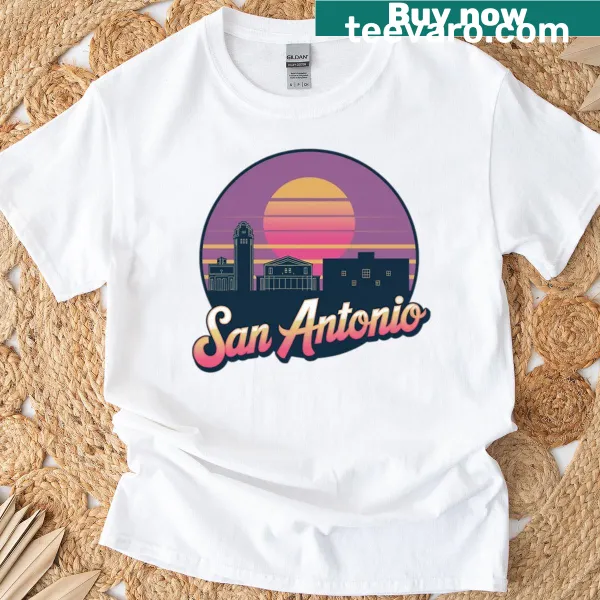 T-shirt featuring a tribute to Saint Anthony in elegant typography