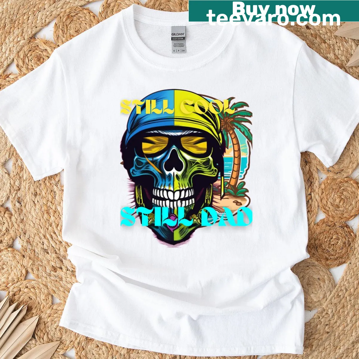 Funny T-shirt declaring 'Still Cool Still Dad' for proud fathers — on a men's t-shirt