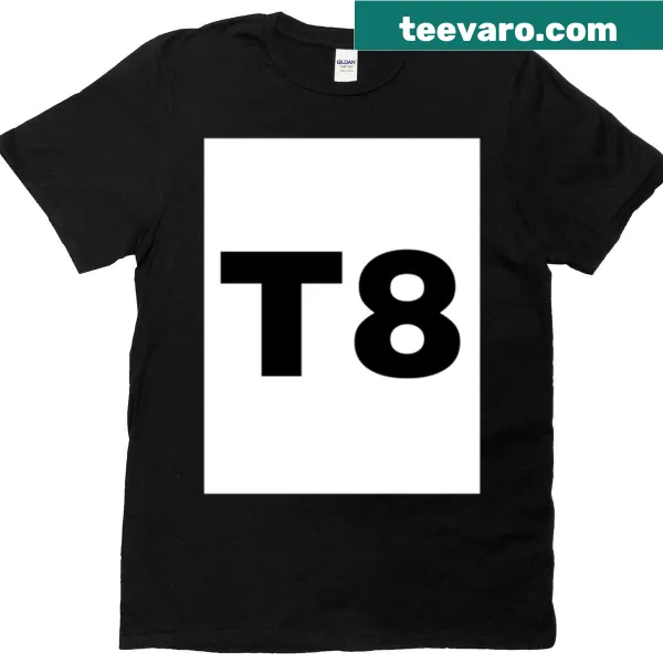 Illustration of Tate McRae in black on a trendy T-shirt