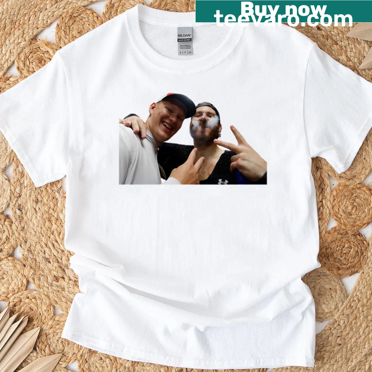 Celebratory T-shirt honoring Tkachuk brothers in sports — on a men's t-shirt