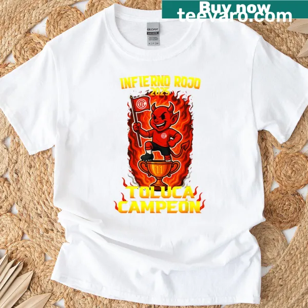 Tribute T-shirt celebrating Toluca's championship win