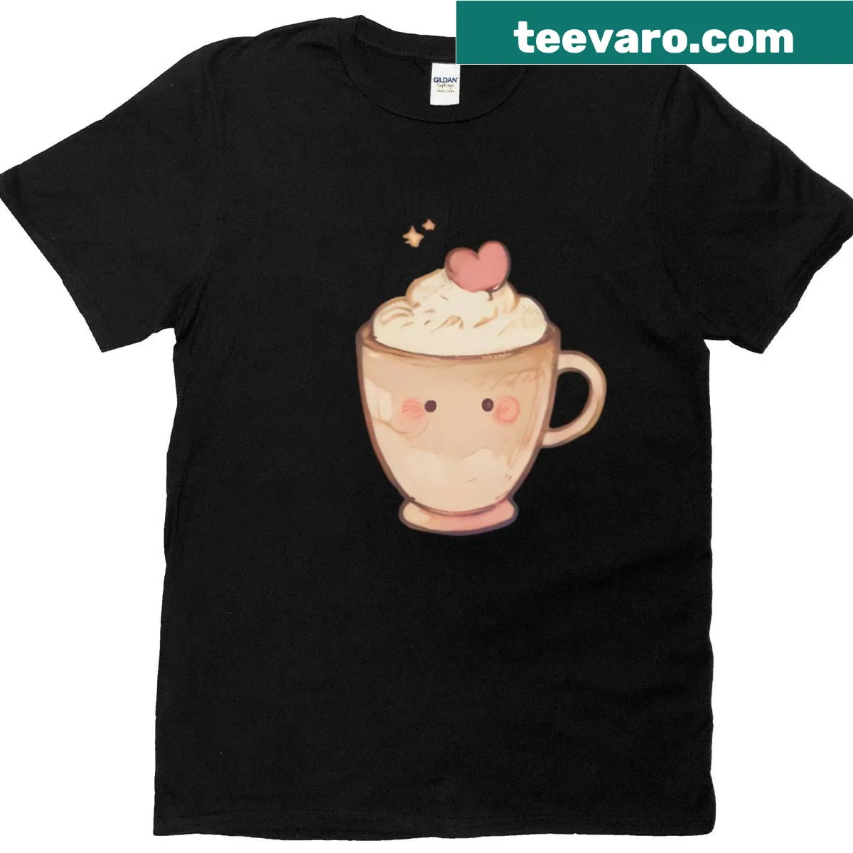 Cute T-shirt featuring the phrase Whipped Latte Love for coffee lovers — on a men's t-shirt