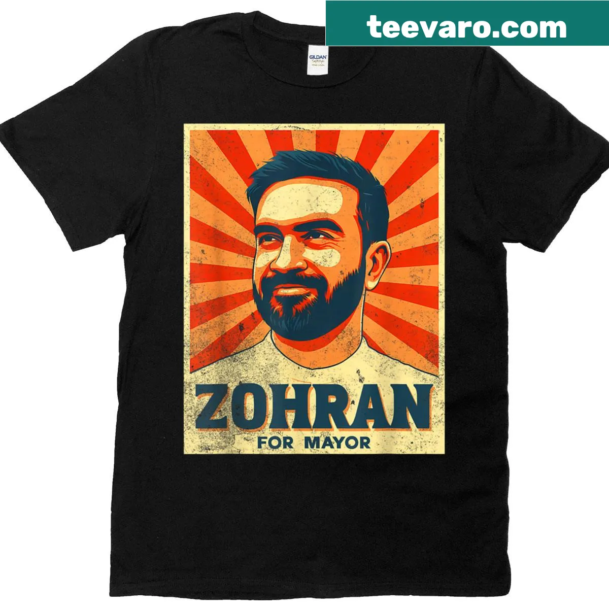 T-shirt featuring a whimsical zombie cupcake design — on a men's t-shirt