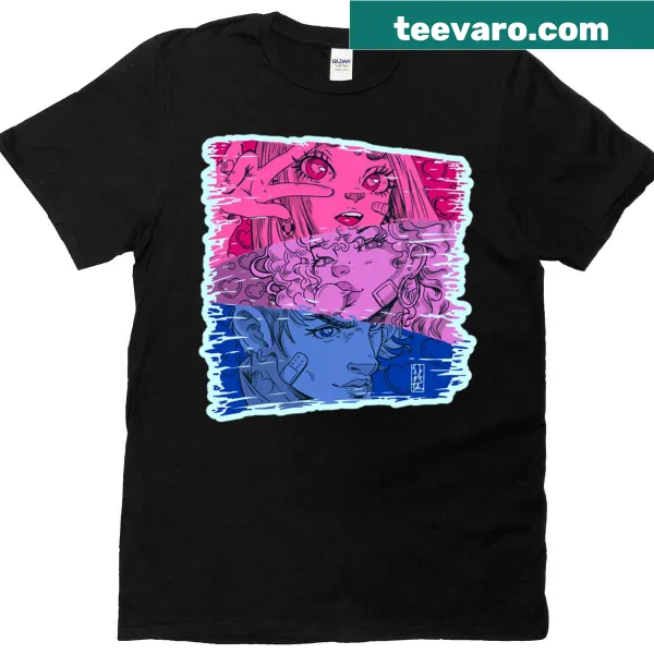 T-shirt with 'B The Bisexual' in bold typography