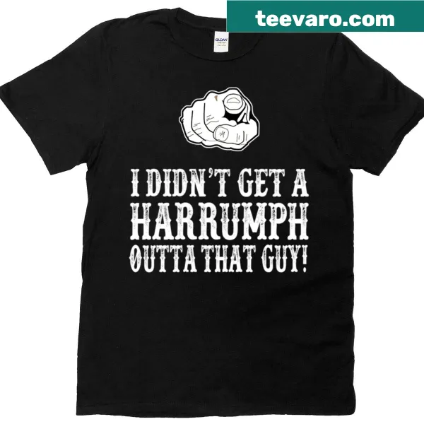 Graphic t-shirt featuring elements from the Blazing Saddles film