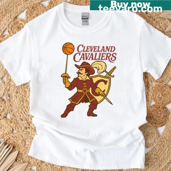 Cleveland Cavaliers vintage-style mascot t-shirt