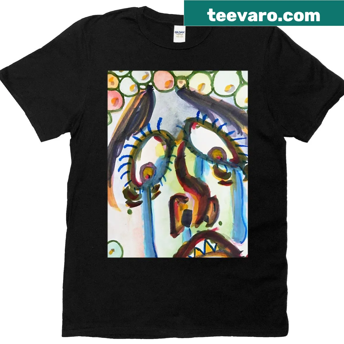 Minimalist Cry2 graphic design on a t-shirt — on a men's t-shirt