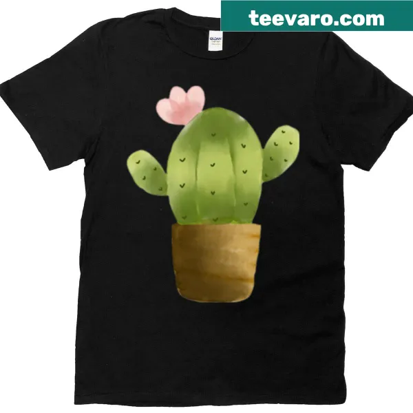 Cute illustration of a cactus T-shirt